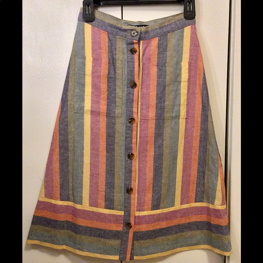 Madewell midi skirt